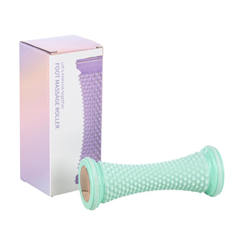 Meridian Foot Therapy Roller: Acupoint Kneading Massager for Home зелёный