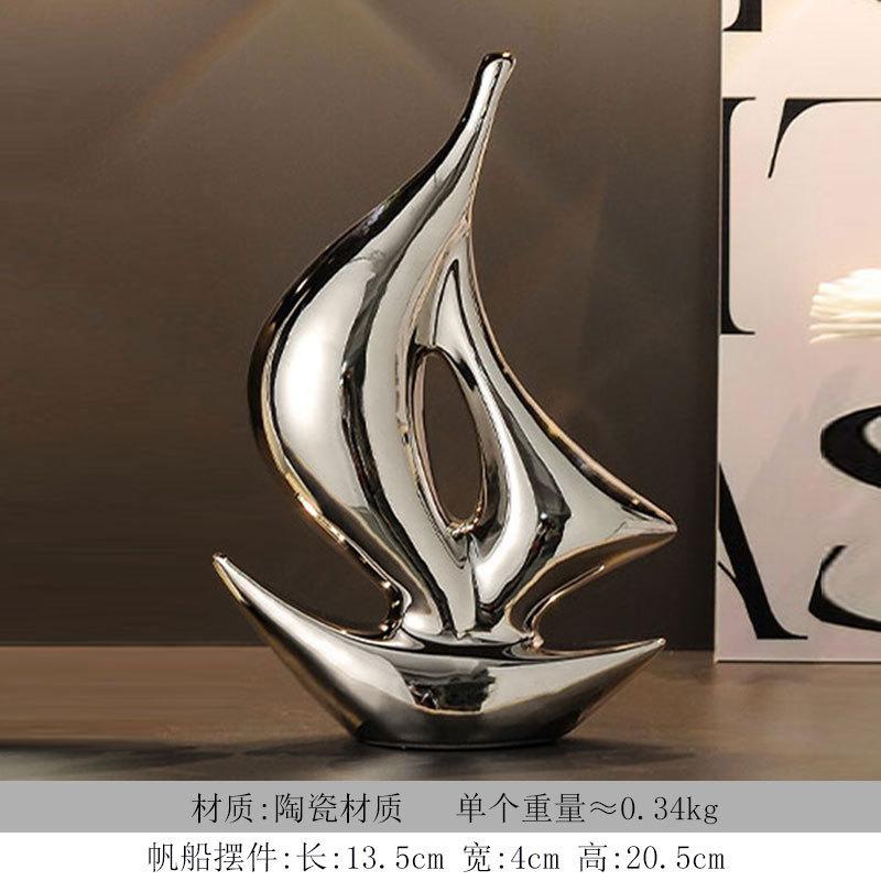 Wind and Wind Water Boat Home Furnishings Entrance Decorations Living Room Cabinet Handicrafts Relocation High End Gifts Pendant