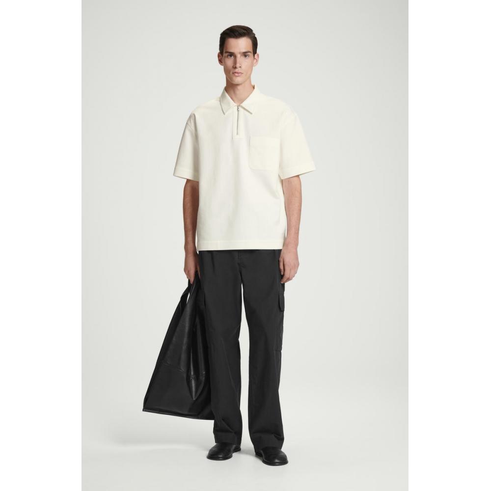 

Cos Japan Technical Cotton Cargo Pants With Belt Black/52