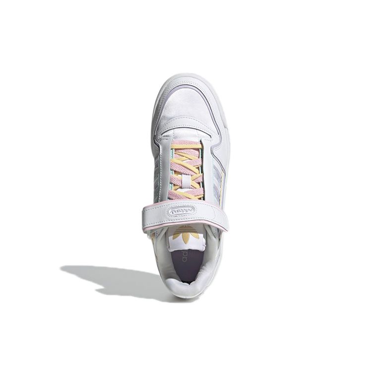 Adidas Originals Forum Plus Low Top Sneakers Women Sneakers White Pink Purple H05123