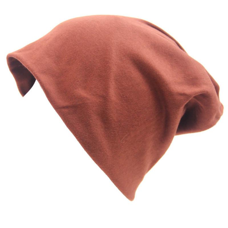 Women's Autumn Winter Pullover Sports Street Hip Hop Loose Knitted Cotton Hat KTY