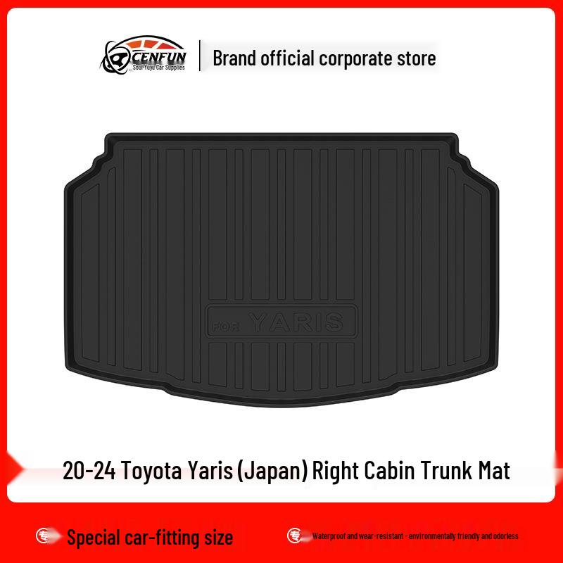 

Eco-Friendly TPE Trunk Mat for 2024 Toyota Yaris (RHD, Japan) - Galaxy Carpet Design Standard