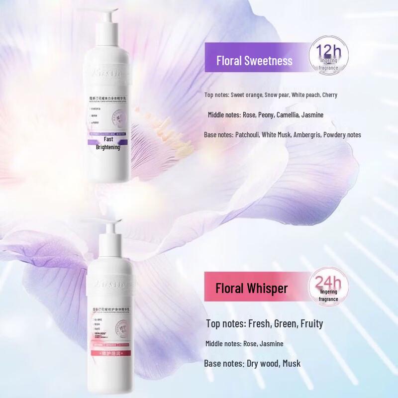 Coosting Flower Radiance Whitening Body Serum Lotion 250g