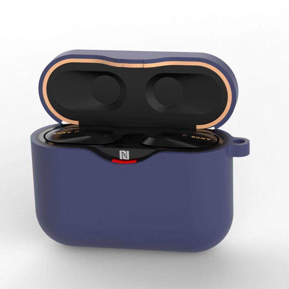 Silicone Case for Sony WF-1000XM3 Headphones, Blue
