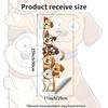 Cute Cartoon Cute Pet Wall Stickers Featuring A Combination of Cats and Dogs for Bedroom and Living Room Wall Decoration.