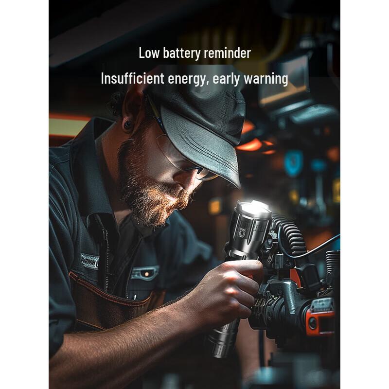 Woltersen Rechargeable Zoom LED Flashlight
