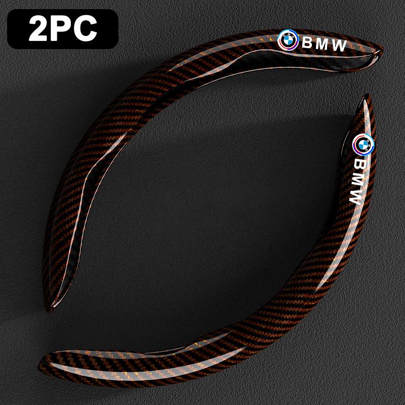 2pcs Car Steering Wheel Cover Non-Slip Protector Case For BMW 50th Anniversary M 3 4 5 7Series X1 X3 X4 X5 X6 X7 F10 F30 E46 E60