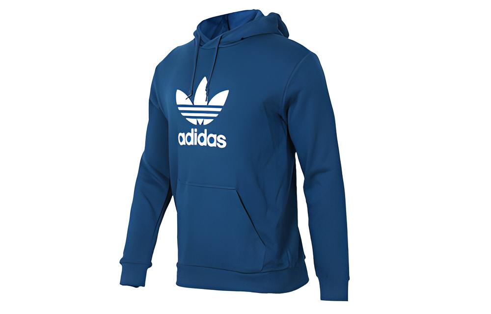 Adidas Originals Trefoil Sweatshirt Men s Indigo DV1504 L