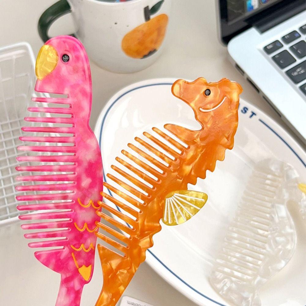 Puppy Makeup Comb Animal Hairdressing Combs Hair Care Acetate Comb  Dormitory