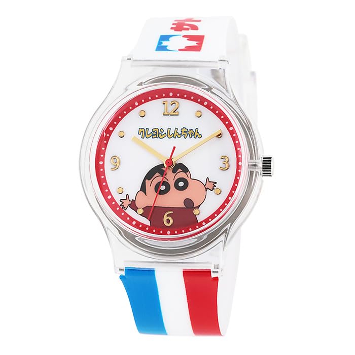 Crayon Plastic Case Anime Clear J-AXIS Shin-chan Watch, Character, CH2D0002, Unisex,