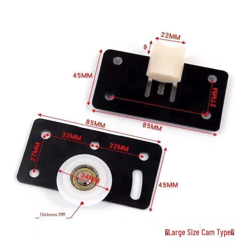 Stainless Steel Sliding Door Pulley Wheel for Solid Wood Cabinets