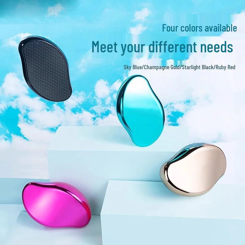 Exfoliating Glass Foot Scraper: Ultra-Fine Callus Remover & Pedicure Tool