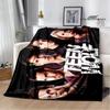 Film Teen Wolf bedruckte Decken Picknickdecke Warme Decke Weich und bequem Decke für Zuhause und Reise Bettwäsche Geburtstagsgeschenk