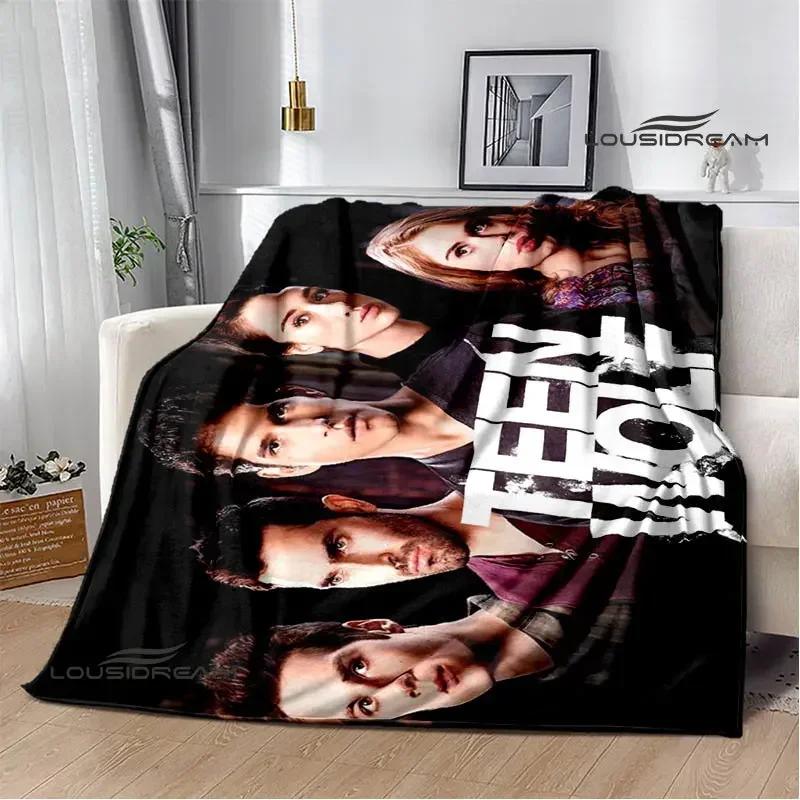 Film Teen Wolf bedruckte Decken Picknickdecke Warme Decke Weich und bequem Decke für Zuhause und Reise Bettwäsche Geburtstagsgeschenk