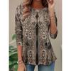 Women's Tunic Ombre Fashion Casual Long Sleeve Crew Neck Long Tops Daily Print Black Blue Dark Green Spring