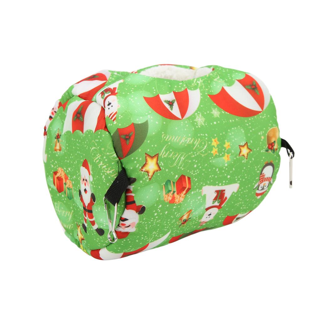 Small Pet Hanging Tunnel Hamster Winter Warm Hammock Cage for Sugar Glider HedgehogHanging Tunnel Green