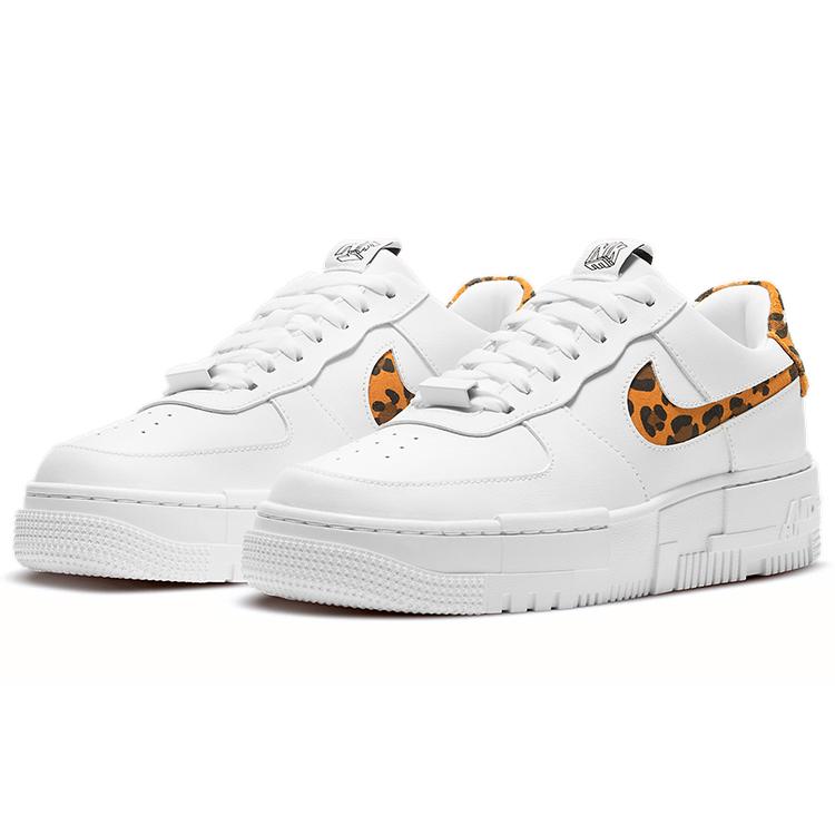 Nuove Nike Air Force 1 Low Pixel Se Bianco Leopardo da Donna CV8481-100