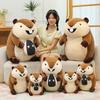 Kids Marmots Friendly Plush Animal Pillow Room Decor For Birthday Gift And Play