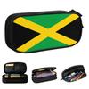 Jamaica Flag Pencil Cases Lovely Pen Holder Bag for Student Large Storage School Supplies Gifts Pencilcases
