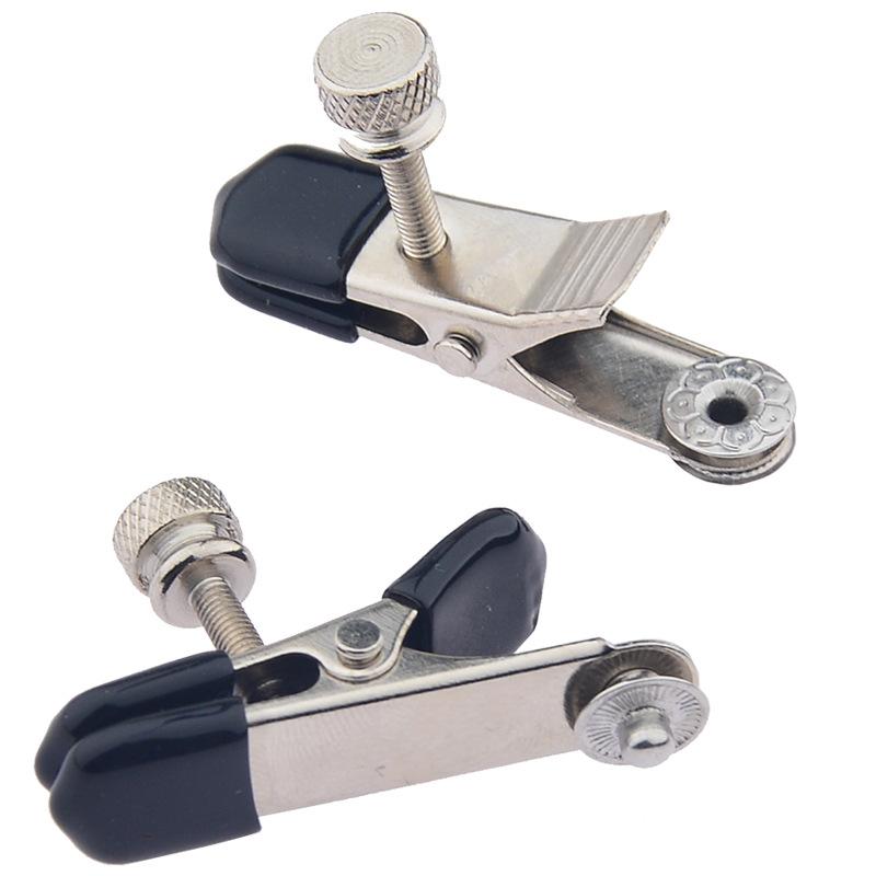 [Metal Shock Nipple Clamp] Metal Shock Nipple Clamp SM Couple Sex Toys Shock Nipple Clamp