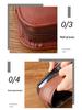 Love Orange 7-Piece Horsehair Brush Shoe Polish & Leather Care Set - Black & Colorless Cleaner with Maintenance Tools