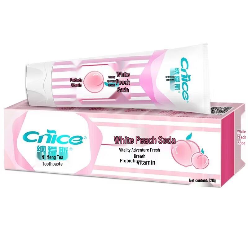 Nice Ultimate Care White Peach Soda Toothpaste 5-Pack