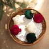 Christmas Tree Ornament Set: Nine Painted Macaron Candy Color Irregular Balls