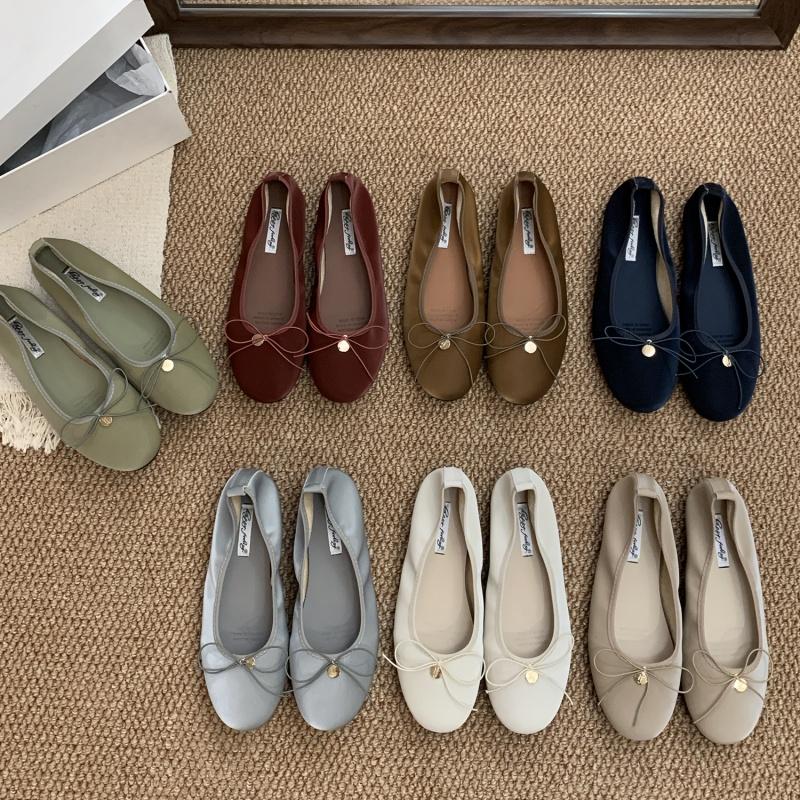 Fashion Bailamos 2025 New Women Flats Female Flats casual Ballet Dancing Shoes Foldable Sole Boat Shoes Summer Slip On Slipper Mules Sho