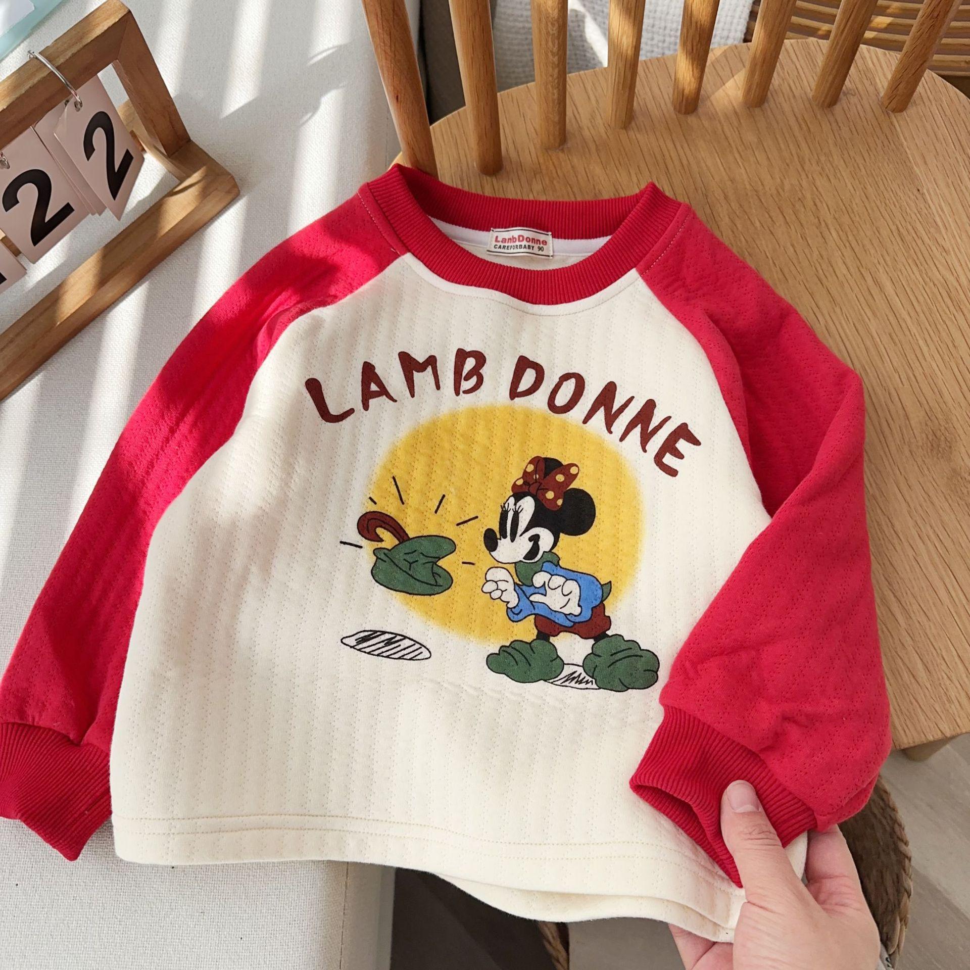 Spring 2025 Boys  Long Sleeve Pullover for Small & Medium Children 120 cm