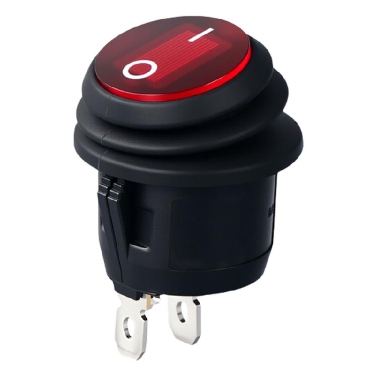 

Easy to Installion 2 Position Round Switches 2 Pin With Oil Resistance Accessory for Home and Industrial Use червоний