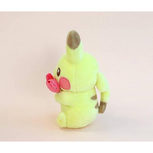 Плюшевый Пикачу с цветком Покемон — фото 3