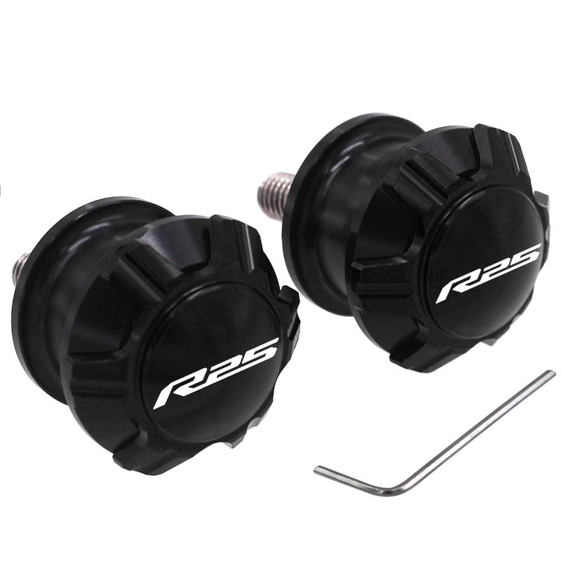 Bobine de braț oscilant din aluminiu CNC pentru motociclete, șuruburi, glisor pentru Yamaha MT-03 MT03 MT-25 MT 25 YZF R3 YZF R25 YZF-R3