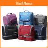 Travel Toiletry Organizer With Waterproof Dry Wet Separation For Home And Vacation Use