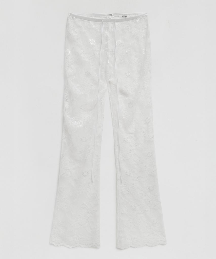 El Mood Woman Lingerie Layered Pants Ecru