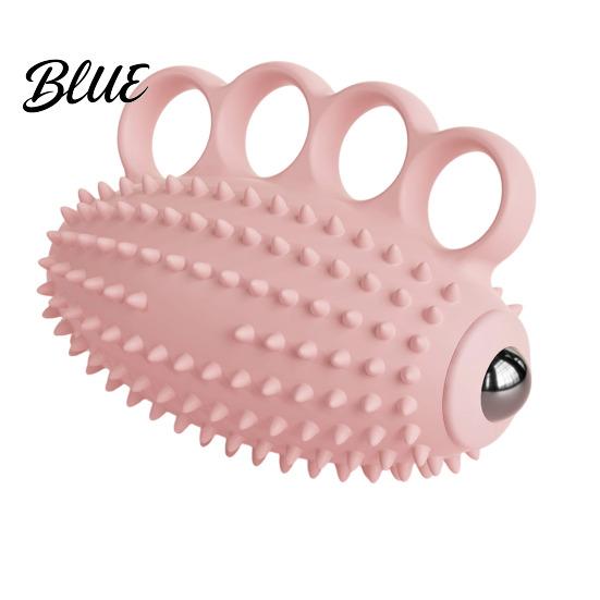 Adjustable Vibration Hand Massager Electric Finger Exercise Ball 3 Modes Therapy Grip Strengthener Carpal Tunnel Relief Silicone Squeeze Ball