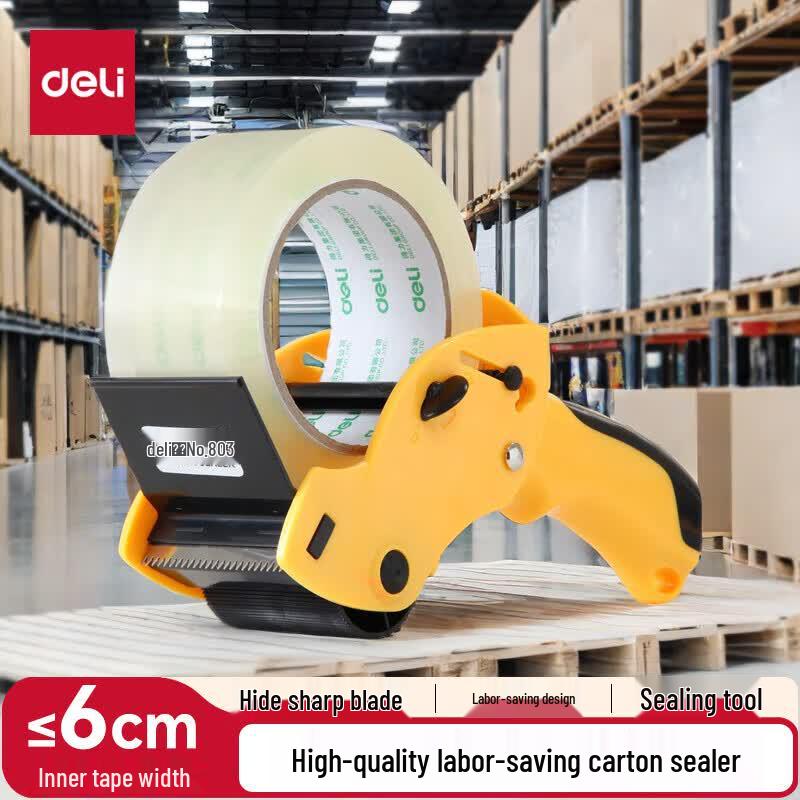 Deli Handheld Tape Dispenser for 60mm Tape