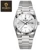 Luxury Business Quartz Men Wristwatch Waterproof Luminous Date Week Male Watch Stainless Steel Women Watches