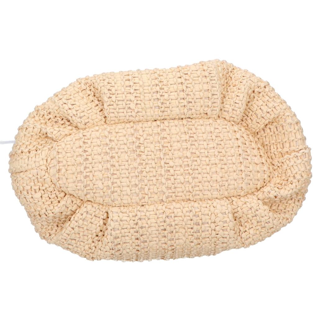 HEREU [Excellent Condition] BOMMRWBS24 BOMBON M RAFFIA Raffia x Leather 2-Way Shoulder Bag Handbag Natural/beigeUsed