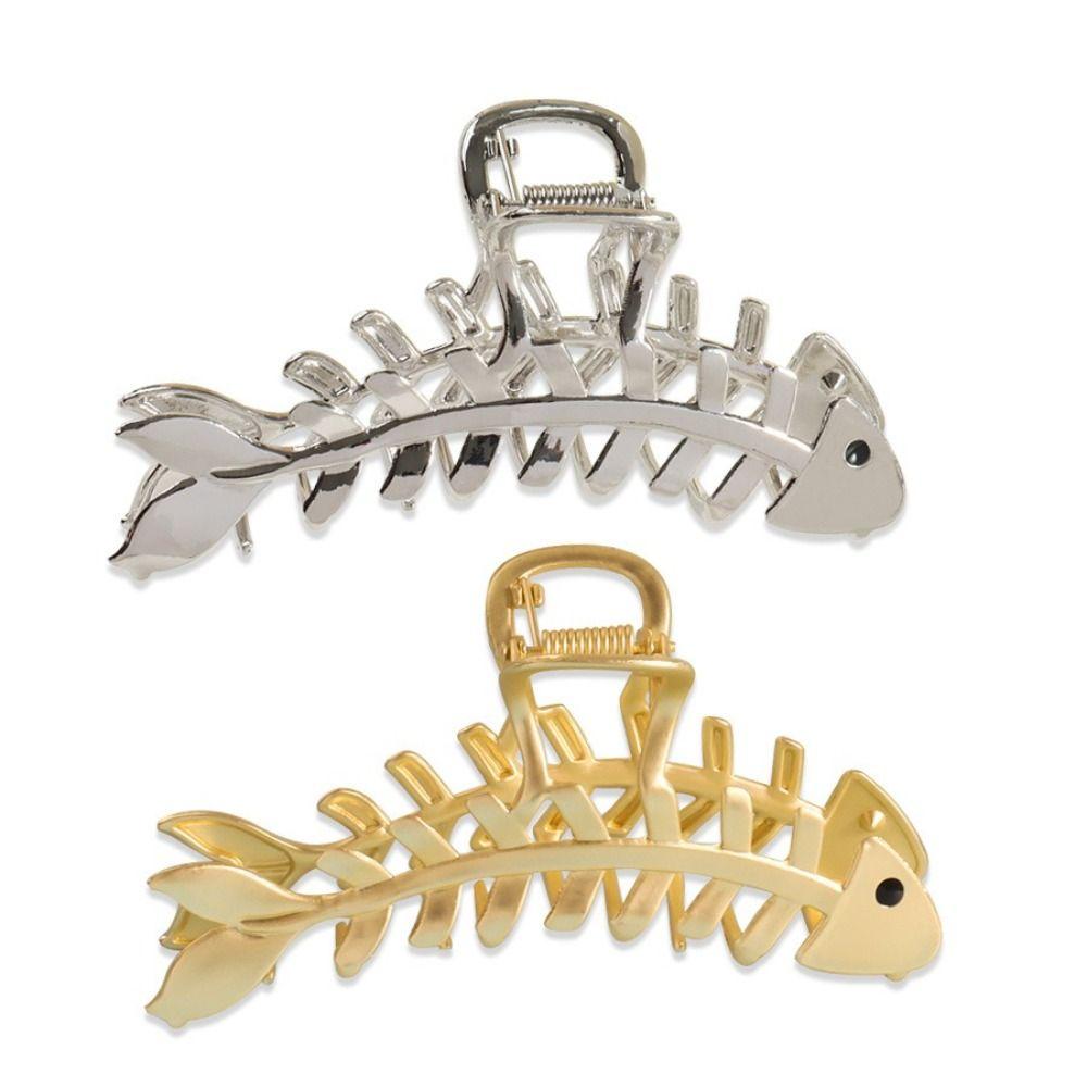 Hollow Design Hollow Hairpins Metal Material Hair Barrettes Metal Hair Claw  Daily Hair Styling