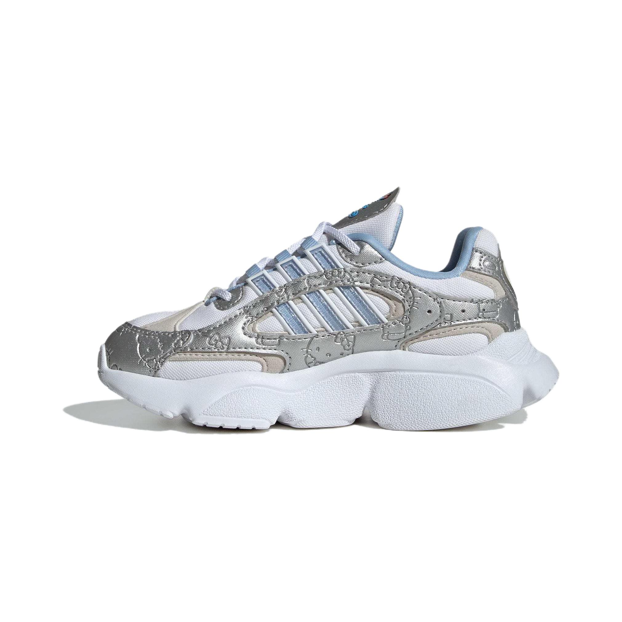 

Новые adidas Ozmillen Hello Kitty X Эластичная шнуровка C Белый Свет Голубой Серый IF7041 32