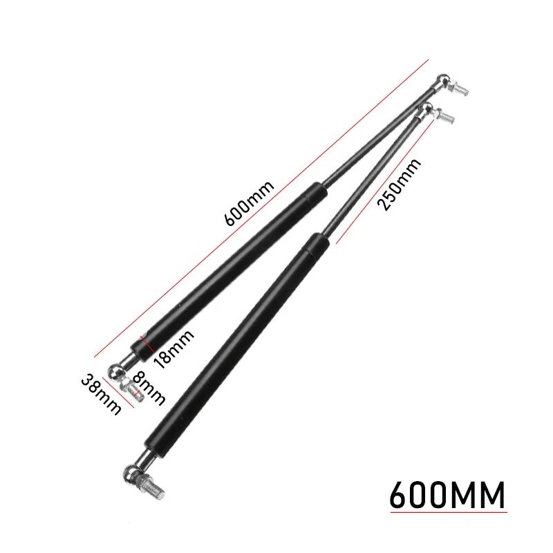 2PCS Universal 300N Car Struts Front Cover Bonnet Hood 300-600mm Rear Trunk Tailgate Boot Shock Lift Strut Support Bar Gas Sprin