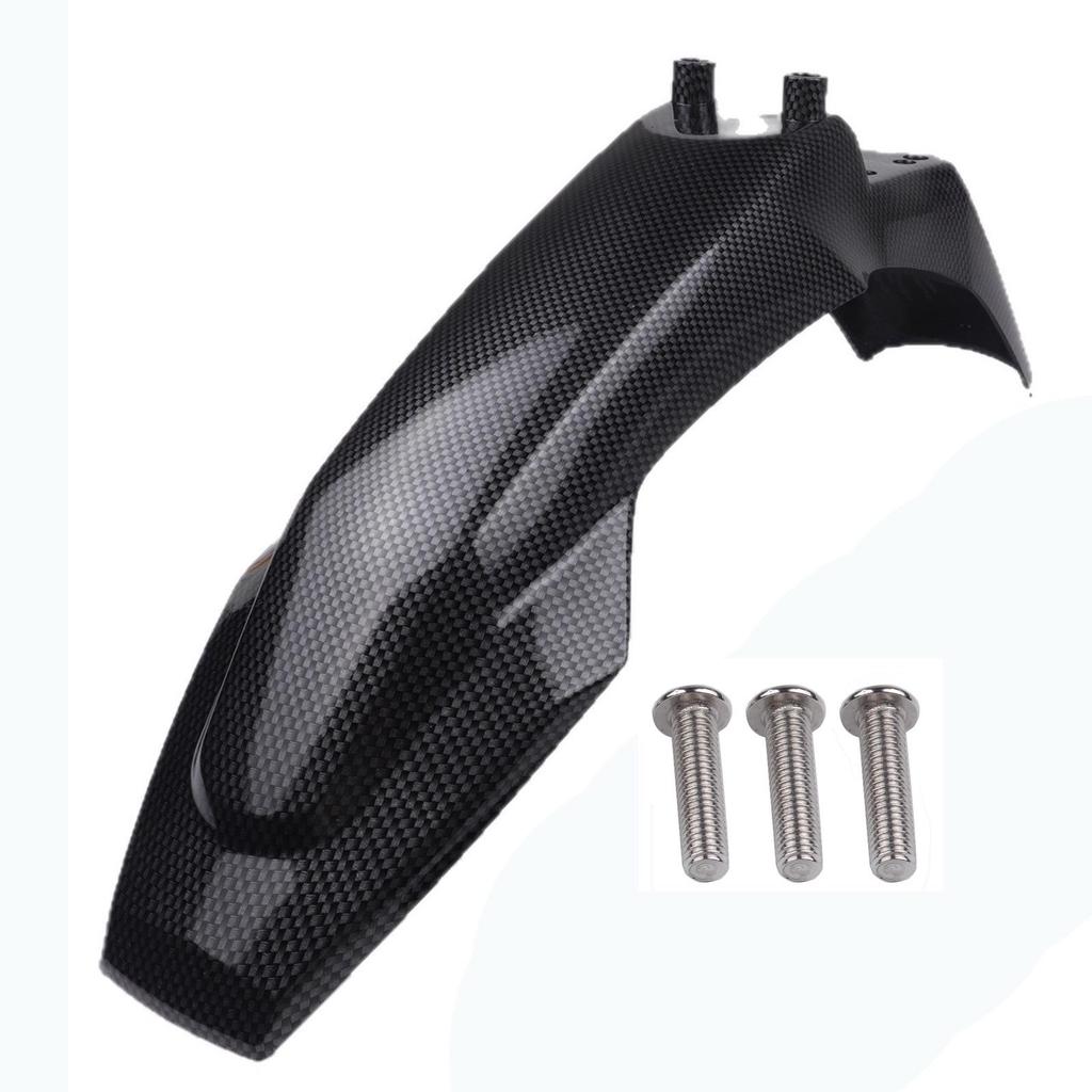 Black Carbon Fiber Pattern Motorcycle Fender for Tuttio Soleil 01