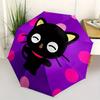 Kitty, Polka Dots Automatic Opening and Closing Folding Umbrella with 8-rib Frame and Compact Travel Design, Perfect for All Occasions | Sty