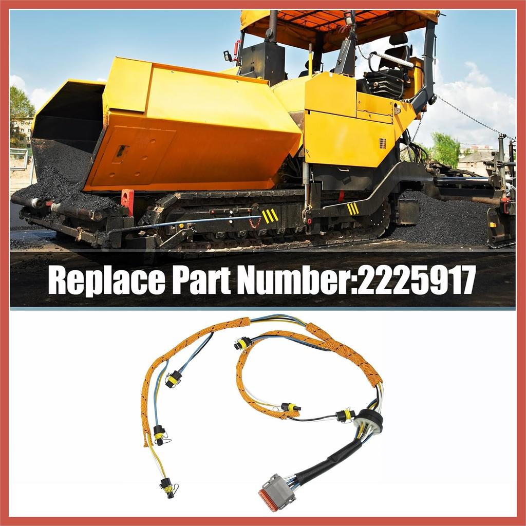 ACROPIX Engine Fuel Injector Wiring Harness for CAT for Caterpillar C7 Engine Excavator 2225917 Fuel Injector Wiring Harness Assembly Car Parts