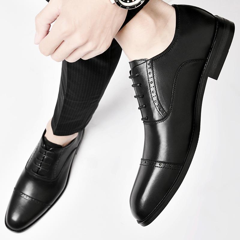 Italia Luksusmerke Mote Menn Fritidssko Sko Menn Ekte skinn Slip-on Formelle sko Håndlagde sko for menn