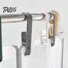 Punch Free Mounting Clips Laundry Hook with Clip, Non-Drilling ABS Closet Organizer, Multi Purpose Portable Clothes Drying Durable Anti-slip Clip for