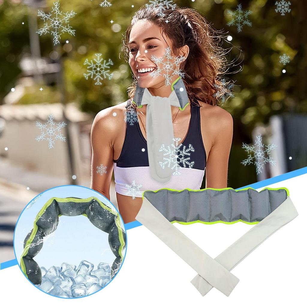 Summer Neck Cooling Ice Towel Outdoor Neck Sweat Wiping Towel Head Wearing Ice Headscarf For Hot Summer Sports Workout