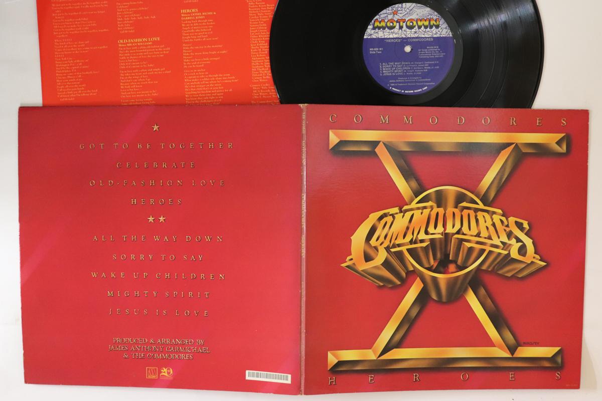 

LP Record COMODORES - Heroes M8939M1B MOTOWN 1980 US Soul/Funk Used