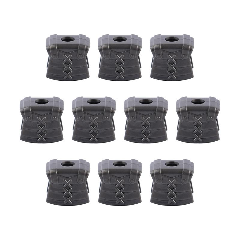 MOC Medieval Military Castle Weapon Roman Knight Helmet Shield Accessories Building Blocks Green Dragon Lion Crusader Bricks Toy