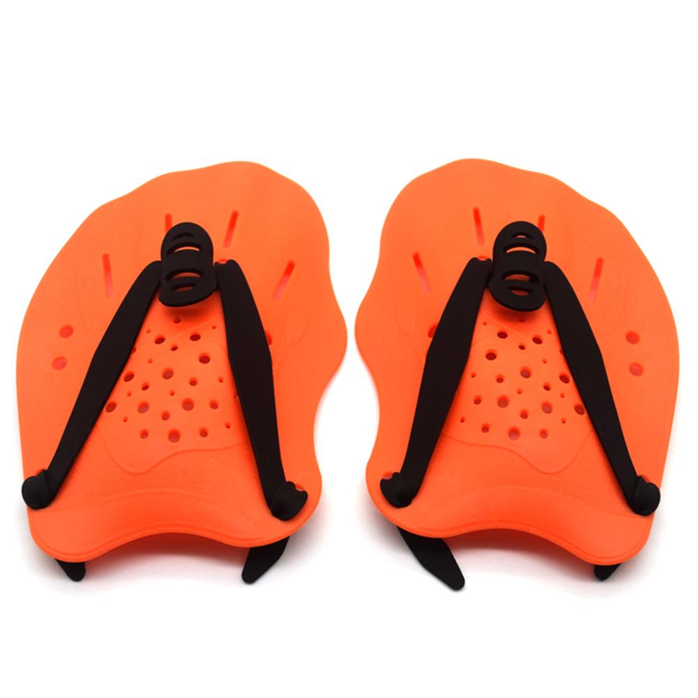 1 Pair Swimming Training Hand Paddles with Adjustable Straps Swim Hand Paddles Swimming Paddle Fin Flipper for Men Women Kids
